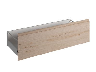 Façade tiroir effet bois naturel avec poignée intégrée pour meuble de cuisine Syncron ANV-02 OAK 35 x 120 cm OFITRES