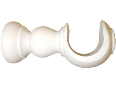 Support ouvert 90 mm diam 35 mm Finition Bois Laqué blanc - MOBOIS