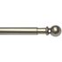 Tringle extensible de 60 à 100 cm diam 7 mm embout boule Finition nickel mat - MOBOIS