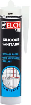 Mastic Silicone sanitaire translucide 300 ml ELCH PRO