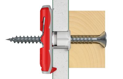 Chevilles à bascule DuoTec nylon diamètre 10 mm par 8 FISCHER