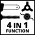 Outil multifonctions thermique 4 en 1 51.7 cm³ 1.5 kW GC-MM52IAS EINHELL