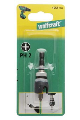 Porte-embouts réglable pour vis à plâtre WOLFCRAFT