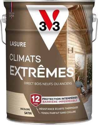 Lasure Climats Extrêmes® 12 ans incolore 5 L