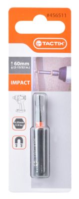 Porte-embout Impact magnétique L60mm Chantier TACTIX