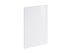 Façade dos pour meuble de cuisine Glossy blanc polaire brillant 85 x 58 cm OFITRES