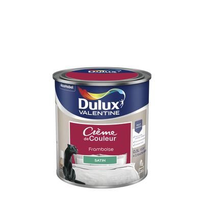 Peinture crème de couleur satin framboise 0,5L - DULUX VALENTINE