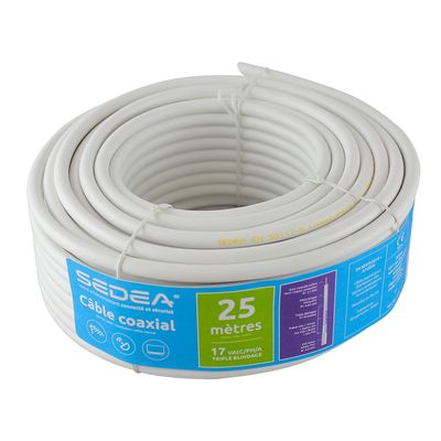 Câble coaxial 17 VATC 25 m SEDEA