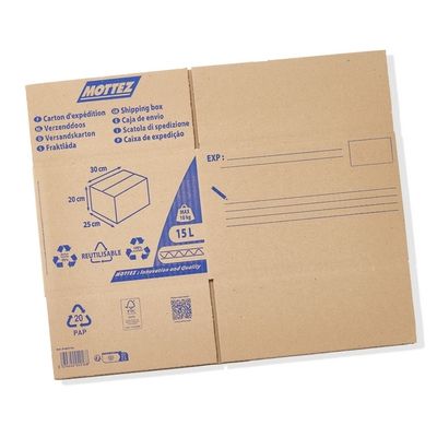 Carton d'expédition 15 Litres 30 x 25 x 20 cm MOTTEZ