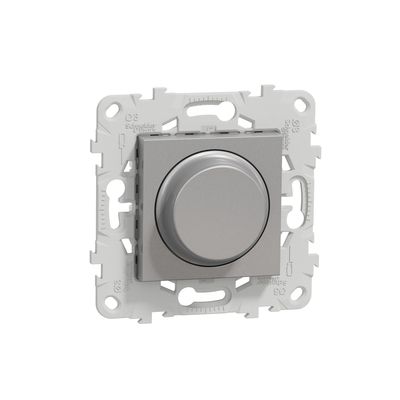 Variateur de lumière rotatif aluminium - Unica SCHNEIDER ELECTRIC