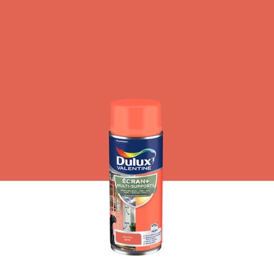 Peinture aérosol Ecran+ Multi-supports Dulux Valentine Satin Agrume 0,4 L