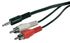 Cordon 2 RCA m/ jack en 1.20m FPE