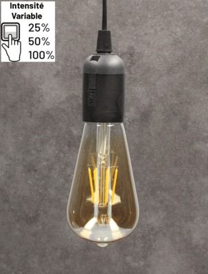 Ampoule LED EDISON ambrée 6W 720 lumens dimmable blanc chaud - ARLUX