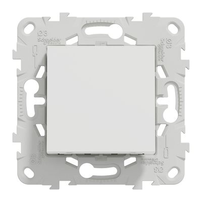 Bouton poussoir blanc - Unica SCHNEIDER ELECTRIC