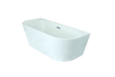 Baignoire semi-îlot blanche 180 x 80 cm Bacara BALNEO