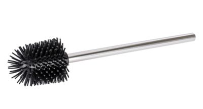 Brosse WC silicone avec manche inox