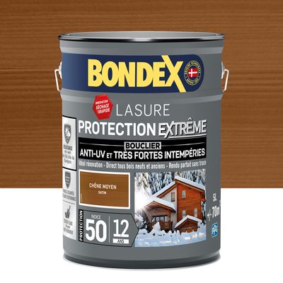 Lasure PRO Extérieure 12 ans CHENE  MOYEN 5L BONDEX