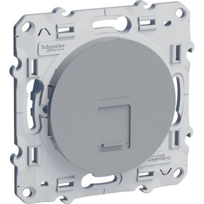 Prise RJ45 grade 3 catégorie 6 blindé aluminium - Odace SCHNEIDER ELECTRIC