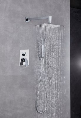 Combiné de douche à encastrer Wall carré chromé ROUSSEAU SANITAIRE