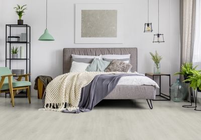 Sol vinyle R-55 Lock Acoustic SELMA Blanc lames 125 x 22,9 cm GERFLOR