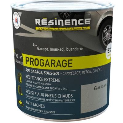 Peinture sol PROGARAGE gris clair 300 ml - RESINENCE