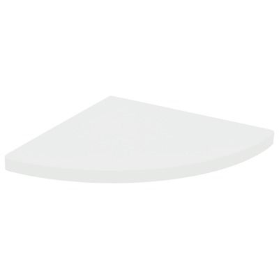 Tablette d'angle XS2 blanche 300 x 300 x 18 mm DURALINE