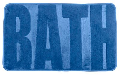 Tapis bain bath bleu 50 x 80 cm