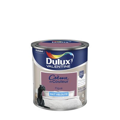 Peinture Crème de Couleur Figue mat 500 ml - DULUX VALENTINE