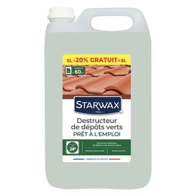 Destructeur de dépôts verts 6 l STARWAX