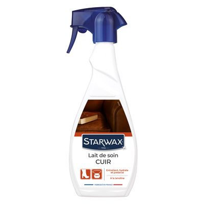 Lait de soin pour cuir pulvérisateur 500 ml STARWAX