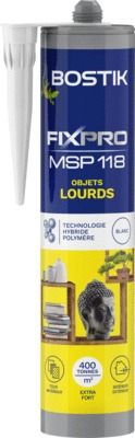 Colle spéciale objets lourds MSP118 290 ml BOSTIK