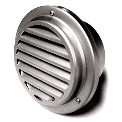 Grille d'aération en inox ronde diam 125 mm AUTOGYRE