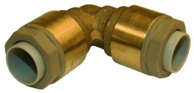 Coude raccord automatique push-fit pour tube de cuivre diamètre 14 mm