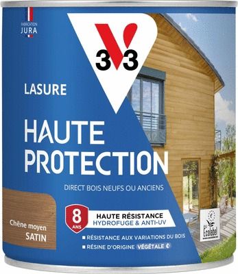 Lasure Haute Protection 8 ans satin chêne moyen 0,75 L V33