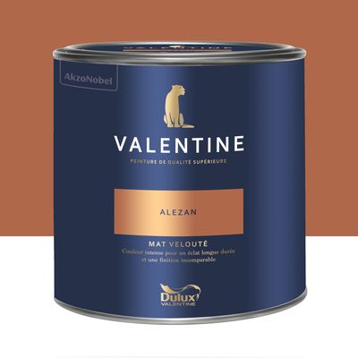 Peinture Valentine Mat Velouté Alezan 2 L - DULUX VALENTINE