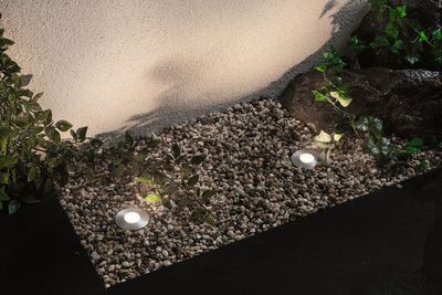 Spots LED extérieur blanc chaud IP67 3x2,5W 3x50 lumens 24V Kit de démarrage - Floor Plug & Shine PAULMANN