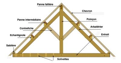 Madrier sapin traité pour charpente ep. 75 x l.225 mm x 4 m HENRY TIMBER