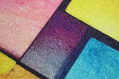 Tapis BOSTON "POP MULTICOLORE" - 50x120cm - Ep.5mm ID MAT