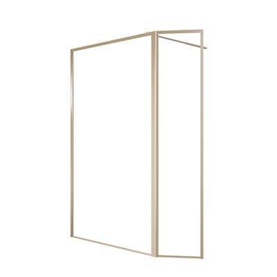 Paroi de douche avec déflecteur Golden Edge 120+40x200 cm AURLANE