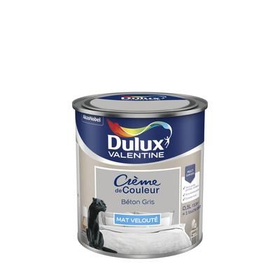 Peinture Crème De Couleur Mat Béton Gris 2,5 L - DULUX VALENTINE