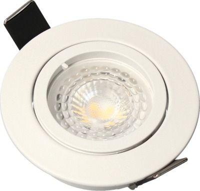 Spot encastrable orientable GU10 380 lumens 2700K blanc - ARLUX