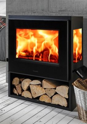 Poêle à bois A+ Java Trivision 5.9 kW 7 étoiles Flamme verte PANADERO