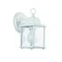 Applique extérieure PALERME métal blanc IP 44 E 27 60 W - COREP