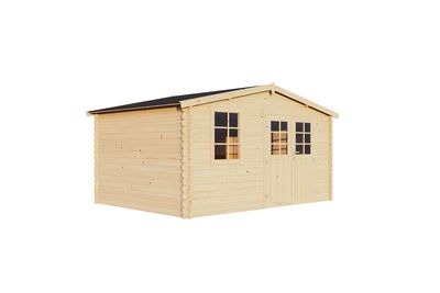 Abri de jardin bois AMELY 34 mm - 10,20 m²