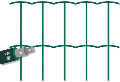 Grillage soudé 1,80 m x 25 m acier galvanisé vert maille 10 x 5 FRIGERIO