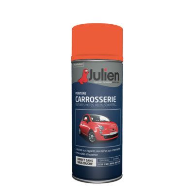 Peinture en Aérosol carrosserie orange RAL 37109 400 ml - JULIEN