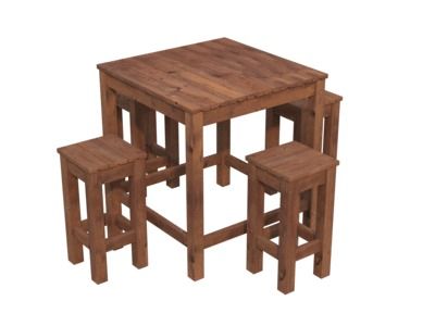 ARON MANGE DEB TABLE+TABOURETS