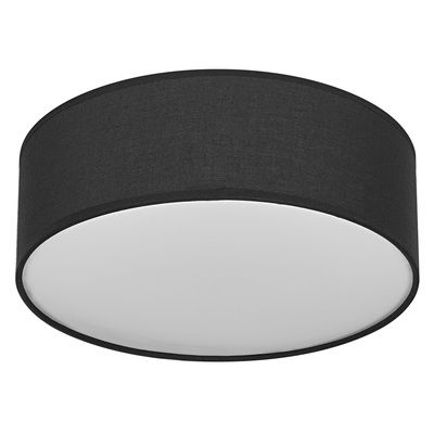 Plafonnier LED rond noir 300mm E27 25W PARIS - LEDVANCE