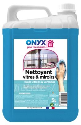 Nettoyant à vitres, baies vitrées et vérandas 5 litres ONYX