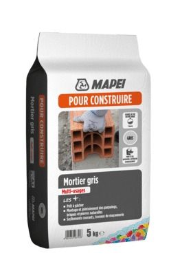 Mortier gris 5 kg MAPEI